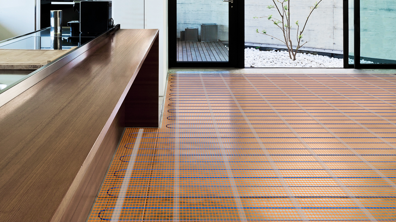 bathroom floor heating mat for electric