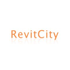 RevitCity logo with a reflection 